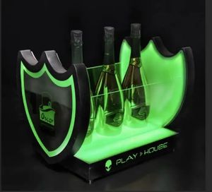 Partihandel Vinflaska Ice Hink Bottle Glorifier Display för nattklubb Bar