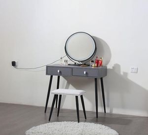 Mobília do quarto cômoda quarto moderno e minimalista pequeno apartamento armário de maquiagem armazenamento 70cm luz luxo net vermelho ins table5075782