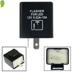 2024 New12V 2-Pin LED Flasher Relay Turn Signal Indicator for Motorcycles - Safe & Multiple Protection