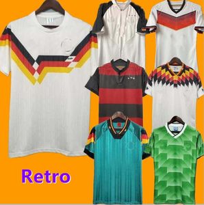 Coppa del Mondo 1990 1992 1994 1998 1988 Germania Retro Littbarski Ballack Soccer Jersey Klinsmann Matthias Littbarski Hamann Shirt Home Kalkbrenner Jersey 1996 2004