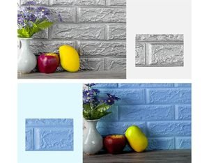 Epacket xpe 3d threedimensional wall sticker wallpaper anticollision selfadhesive wallpaper foam waterproof wallpapers255b5277963