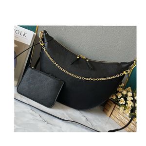 Borsa a tracolla di design di lusso Monogrammi in rilievo da donna Catene Empreinte Borse a forma di luna stampe classiche Borsa a mano Marchi di lusso Borse a tracolla