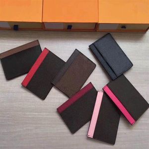 حزمة حامل بطاقة Women Women Card Wallet Card Card Card Alder للرجال مجموعة بطاقة الائتمان Mini Mini-Card Small Coin Purs273N