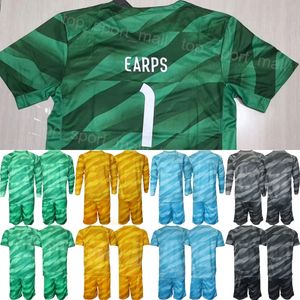 Seleção Nacional 23 24 Goleiro Futebol Aaron Ramsdale Jersey Set Homem Crianças Manga Longa Pickford Mary Earps Nick Pope Joe Hart Gordon Banks Camisa de Futebol YingGuo