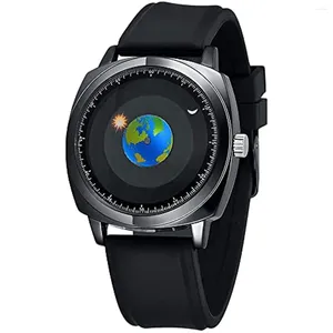 Wristwatches 50 Meters Waterproof Men's Watch Classic Creative Rotation Eye-catching Personalized Cool Unique