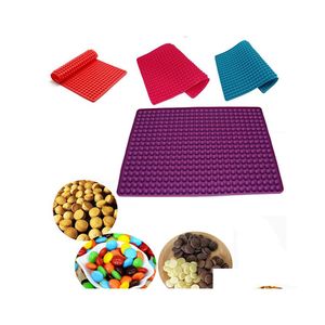 Moldes de cozimento 468cavity mini redonda sile mod semi esfera moldes de doces gomosos guloseimas de pet para ganache jelly xbjk2103 entrega de queda h dhheg