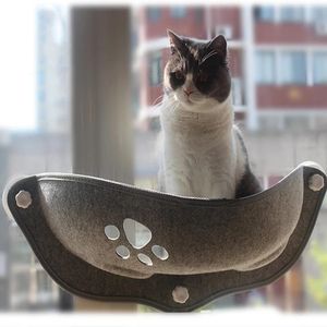 Mats Cat Sunny Window Hammock Beds With Strong Suction Cups Pet Lounger Suction Hammocks Cats House shelf Comfortable Warm Ferret Bed