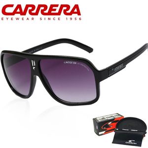 Carrera Brand Design Square Solglasögon Män spegel Solglasögon för män Masculino Classic Fishing Driving Eyewear Male UV400