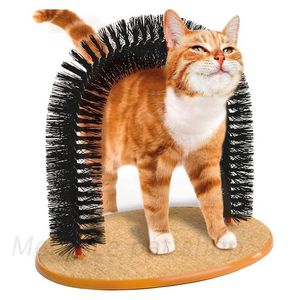 Grooming Pet Cat Massage Combs Arch Hair Grooming Scratcher Toy Selfgroomer Toy Massage Scratching Pet Cat Scrates Hair Cleaning Brush