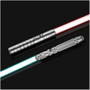 LED -svärd/Guns Lightsaber Laser RGB Metal Light Saber Sword Toys Espada Kpop Lightstick Brinquedos de Luz Juguetes Zabawki Oyuncak G2 DHLFK