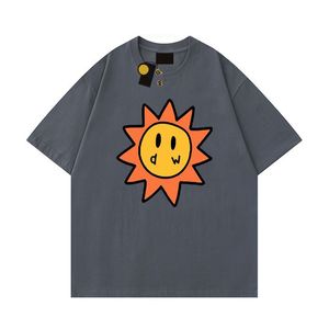 Draw -dyker t shirt män designer t shirt smiley sun playing cards tee rit dow dirt grafisk tryckning drew tshirt sommar trend kort ärm avslappnade skjortor topp 1892