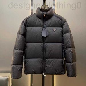 Jaqueta masculina Down Parkas designer de luxo P de alta qualidade com logotipo de metal de náilon, moderno e moderno, unissex três padrões combinando solto ED9T