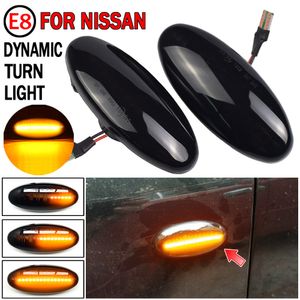 For Nissan Navara D22 1998-2005 NP300 1998-2005 Dynamic Blinker LED Turn Signal Side Marker Light Sequential Lamp Flasher Indicator