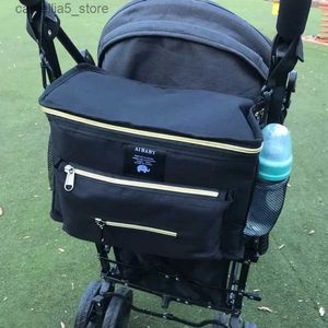 Wickeltaschen Baby-Kinderwagen-Taschen-Organizer für den Wagen, multifunktional, wasserdicht, große Kapazität, Kinderwagen-Tragetasche, Kinderwagen-Zubehör, Mama-Tasche Q231127