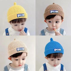 Berets crianças chapéu bebê menino meninas inverno outono quente cotten malha chapéus unisex bonito chupeta beanies bonés gorro