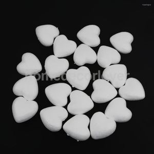 Decorações de Natal 20pcs 80mm Modelagem branca Craft Craft Polystyrone Foam Heart Styrofoam Balls Wedding Diy DIY Decoraion Supplies