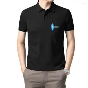 Polos masculinos Ssc Napoli Logo Fahsion Tops Camisetas