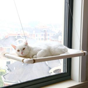 Furniture Cat hammock Hanging Beds Comfortable Sunny Seat Window Pet Hammock Soft Pet Shelf Seat Sleeping Beds Detachable Pet Supplies