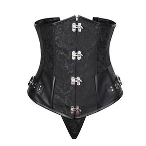 Bustier Corsetti Costume basco Clubwear Gotico Donna Acciaio Steampunk Corsetto Top Underbust Plus Size Drop Delivery Abbigliamento Underwe Dhblp