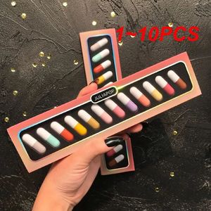 Lipstick 1~10PCS 12-color Mini Lipstick Set Matte Long Lasting Moisturizing Waterproof Non-stick Cup Is Not Easy To Fade And Easy To 231127