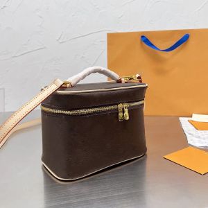 Floral Printed Cosmetic Bag Handbag Leather Zipper Shoulder Designer Luxury Bags G2311272Z-20