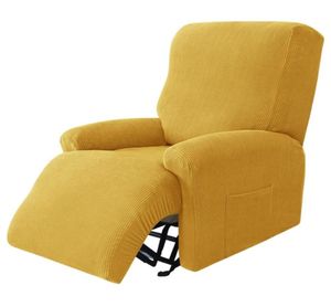 Polar Fleece Recliner Cover Split Relax All Inclusive Lazy Boy Chair Lounger Single Couch SOFA Slipcovers fåtölj S 2202259172342