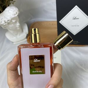 Yeni lüks Kilian marka parfüm 50ml aşk değil utangaç avec moi iyi kız kadınlar için kötü gitti erkekler sprey parfum uzun kalıcı zaman kokusu hızlı teslimat en iyi kalite