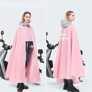 Raincoats Adult Oxford Poncho Bicycle Motorcycle Raincoat Hooded Waterproof Electric Cycle Rainwear Impermeable Rain Coat For Women Men