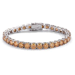 4mm 5mm 6,5mm 16/17/18/19/20/21/22cm Diamante aprovado no teste 925 prata esterlina champanhe moissanite pulseira de tênis para homens mulheres belo presente