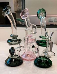 Hookahs Popular Dab Rig Small Glass Bong Shining ball Designed Mini Bubble Beaker Nice Water8714149