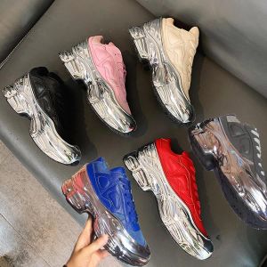 Originali qualità raf simon shock ozweego scarpe casual roller uomo donna scarpe da ginnastica classiche da pista sneakers outdoor sport tennis cavas scarpe stivali