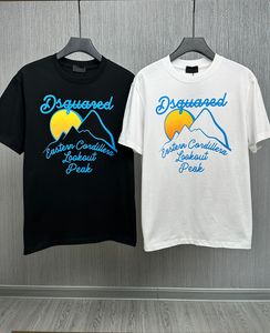 Herr t-shirt designer skjorta bomull t-shirt rund nackfjäder och sommar hög lös stil personlig mönster kort ärm E7