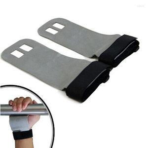 Wrist Support 1 Pair Hand Grip Synthetic Leather Crossfit Gymnastics Guard Palm Protectors Pull Up Horizontal Bar Weight Lifting Guantes Gym