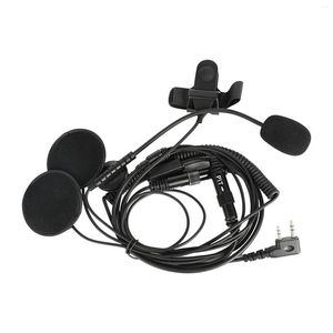 Motorcykelhjälmar Tvåvägs Radio Walkie Talkie Headset Earpiece With PMIC CAP FÖR RIVER MOTORBike