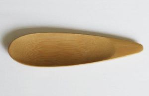 100st Creative Natural Bamboo Spoon Tea Scoops Mini Kort handtag TEA SPOON 104CM ECO Friendly Tea Tools2068552