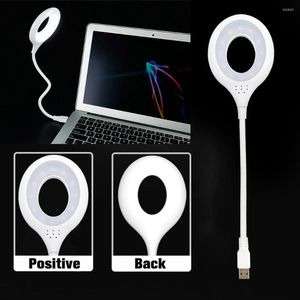 Lampy stołowe Lampa biurka Wewnętrzna książka LED Light Portable 5V USB Elastyczne czytanie Home Office Studia do sypialni Laptop PC