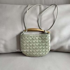 Bolsa de tecido um sacos designer senhora saco primavera nova botegas couro alça venata ombro crossbody bolsa sardinhas 0lnn