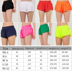 Completo da yoga Completo da yoga Completo da donna Hotty Hot Pantaloncini a vita foderata a vita alta Pantaloni corti da allenamento Abbigliamento fitness da palestra Ragazze che corrono Pantaloni elastici per adulti Abbigliamento sportivo