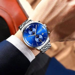 腕時計ブレスレットマン2023最も販売されたスチールバンド多機能高品質の日本のムーブメントウォータープルーフリストウォッチ