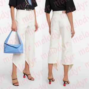 Summer Thin dżinsy projektantki mody kobiety dżinsowe spodnie luźne białe dżinsy
