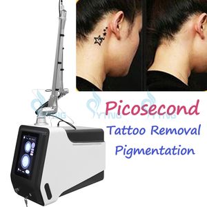 Laser picosekund maskin pico andra tatuering borttagning hudvård pigmentering spot fräkn behandling skönhet salongutrustning
