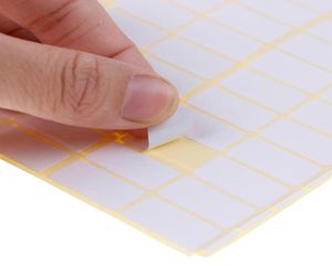 Envoltório de presente 1680 pcs muito 10 20mm em branco etiqueta branca etiquetas pequenas etiquetas adesivas de papel adesivos graváveis note tag craftsgift1593407