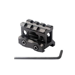 Tático de 20 mm Picatinny Rail Scope Riser Mount for Optics Scope Vista 3 Adaptador de bracket Slots