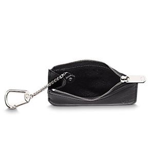 Fantastisk kvalitet Många färger Key Pouch Zip Wallet Coin Real Leather Plånböcker M62650 Kvinnor Populära anpassningar Mini Girls Purse N62253L