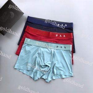 Intimo classico da uomo Designer Boxer traspiranti Marca Comode mutande casual Slip da uomo sexy