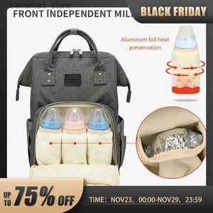 Diaper Bags Large Capacity Multifunctional Mummy Bag Waterproof Maternity Nappy Bag Built-in USB Charging Port Maternity Bags Backpack Q231127