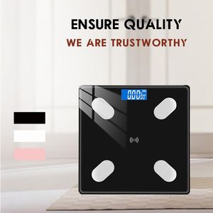 Шкалы Smart Body FAT Scales Электронный пол ванной шкалы Bluetooth Точность с WirlessCompatible Balance Analyzer Composition Analyzer