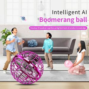 Neuheitsspiele Flying Orb Ball Toy Drone Boomerang Hovering Magic Cool Pro Upgraded 2021/2022 Hover Space Prime Orbit Spinning UFO Rgb Amldn