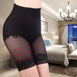 Intimo elasticizzato e modellante da donna Pantaloncini da donna sotto la gonna Pantaloni di sicurezza Sexy pizzo anti sfregamento coscia vita alta boxer mutandine attrito