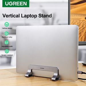 Tablet PC Stands Ugreen Vertical Laptop Stand Holder For MacBook Air Pro Aluminum Adjustable Notebook Stand Tablet Laptop MacBook Accessories 230427